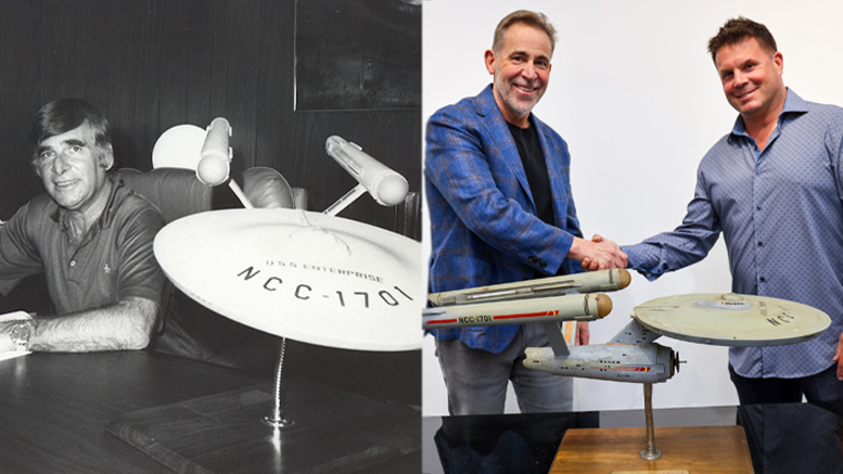 Lost Original USS Enterprise Model From ‘Star Trek’ Returned To Gene Roddenberry’s Son – TrekMovie.com