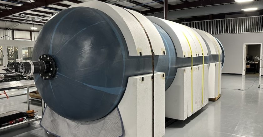 Vaya Space receives pathfinding liquid oxygen tank shell for its Dauntless rocket – Spaceflight Now
