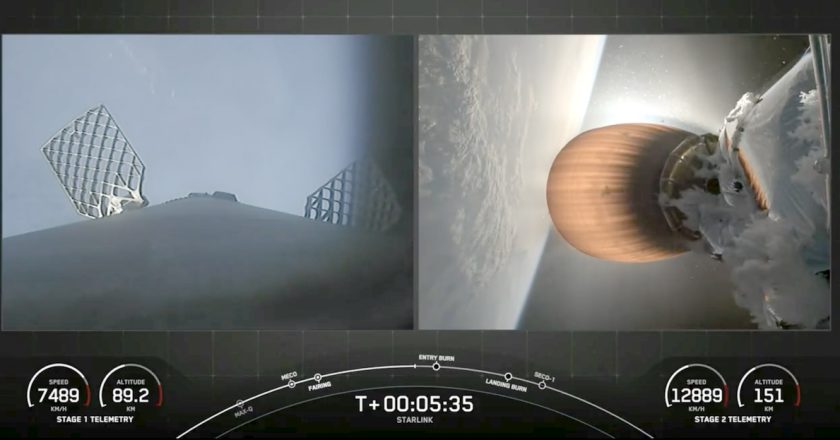 Starlink satellites lost on Falcon 9 upper stage failure