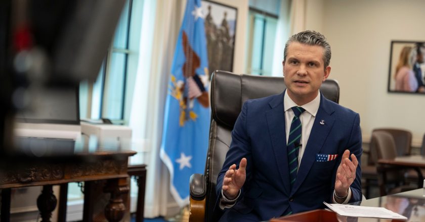 Hegseth addresses strengthening military by cutting excess, refocusing DOD budget > United States Space Force > Article Display