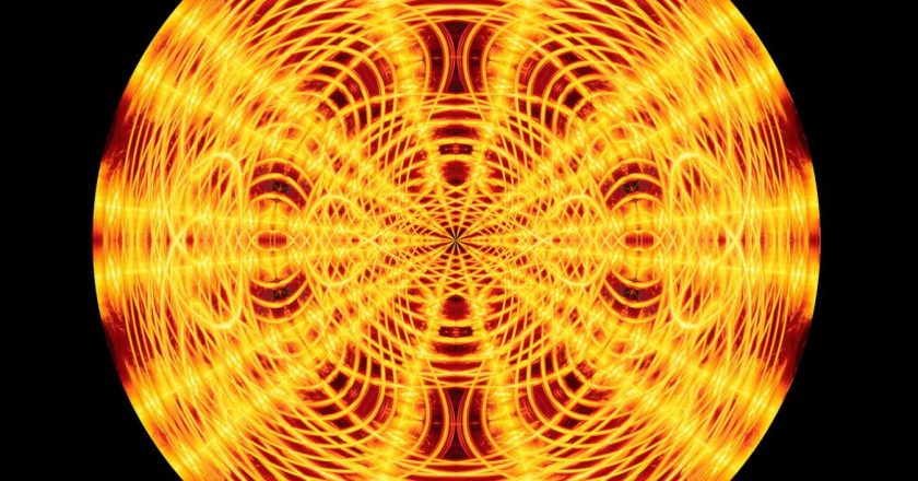Hypnotic art has its roots in the terrifying reality of nuclear bombs