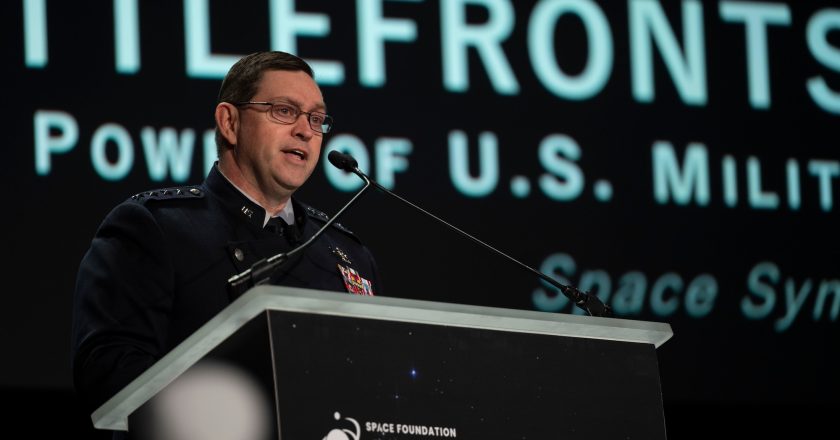To maintain supremacy, Saltzman unveils strategy for tighter, more immersive collaboration with space industries > United States Space Force > Article Display