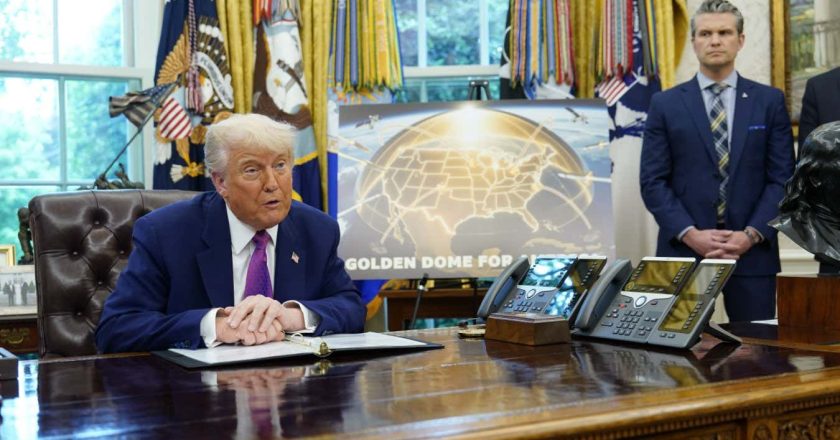Trump’s Golden Dome defence project could spur a space arms race