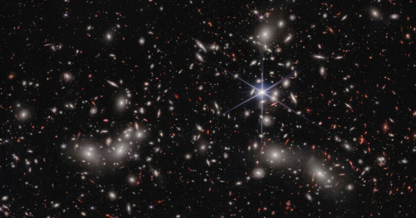 Early Galaxy Hosts Black Hole with the Mass of 50 Million Suns