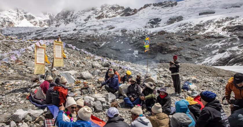 In Nepal, Scientists and Spiritual Leaders Honor a Dying Glacier – State of the Planet